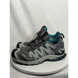 Salomon XA Pro 3D Ultra 2 GTX Waterproof Hiking Trail Shoes Gray Size W 9 M 8